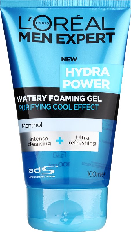 L’Oréal Paris Men Expert Hydra Power Reinigungsgel mit kühlender Wirkung