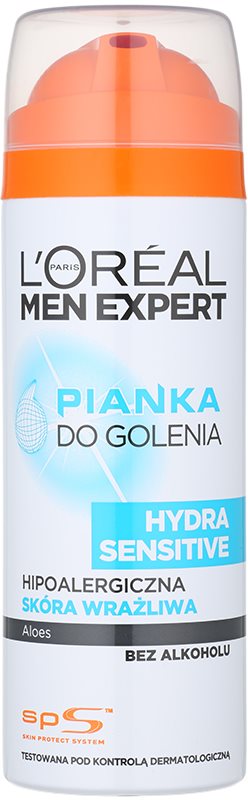 L’Oréal Paris Men Expert Hydra Sensitive Scheerschuim Alcoholvrij