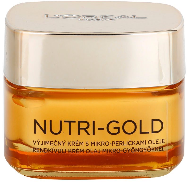 L’Oréal Paris Nutri-Gold nährende Crem mit Mikroperlen aus Öl