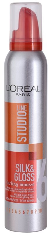 L’Oréal Paris Studio Line Silk&Gloss Curl Power mousse pour former des boucles