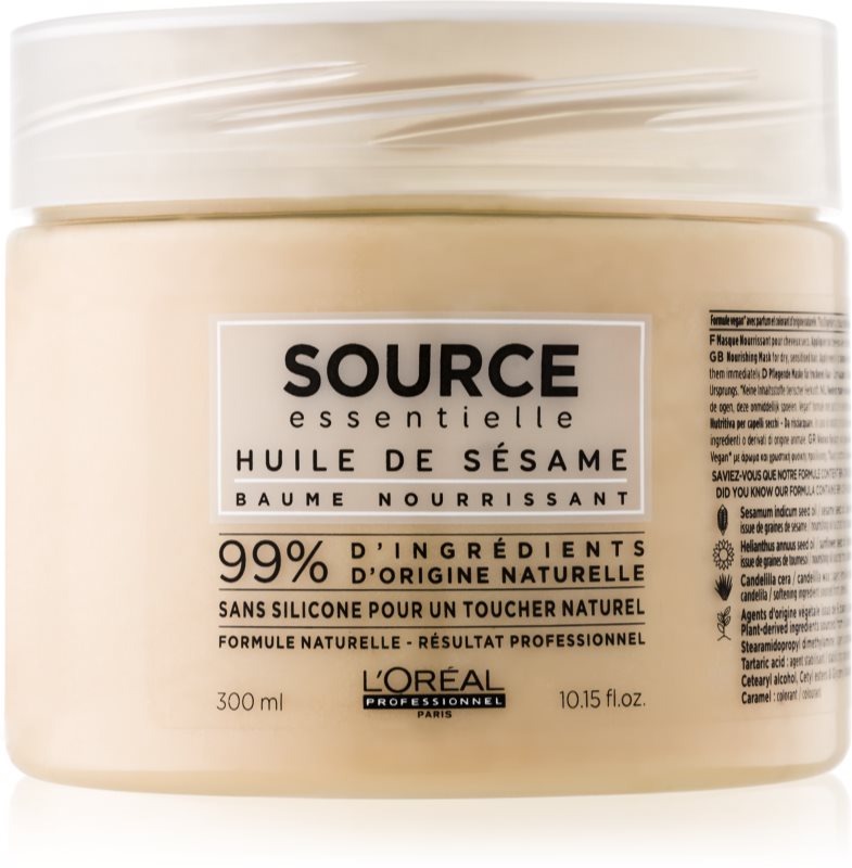 L’Oréal Professionnel Source Essentielle Sesame Oil vyživující maska pro citlivé vlasy