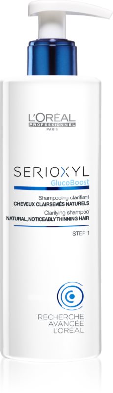 L’Oréal Professionnel Serioxyl GlucoBoost shampoo detergente per capelli diradati naturali