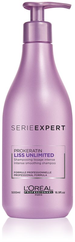 L’Oréal Professionnel Série Expert Liss Unlimited kisimító sampon a rakoncátlan és töredezett hajra