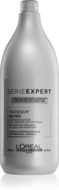 L’Oréal Professionnel Serie Expert Silver ezüst sampon semlegesíti a sárgás tónusokat
