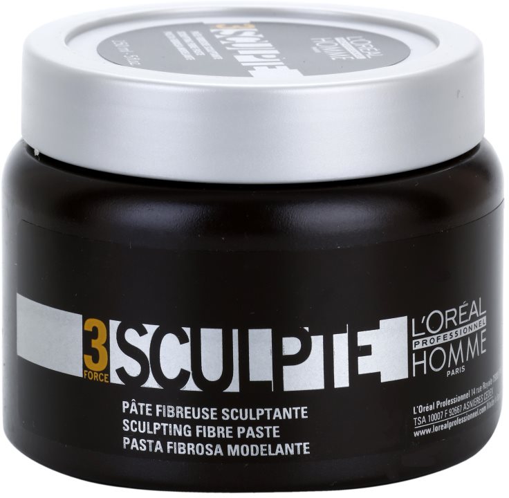 L’Oréal Professionnel Homme 3 Force Sculpte pasta modeladora fixação média