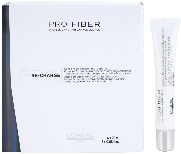 L’Oréal Professionnel Pro Fiber Re-Charge bőrmegújító ápolás a károsult hajra