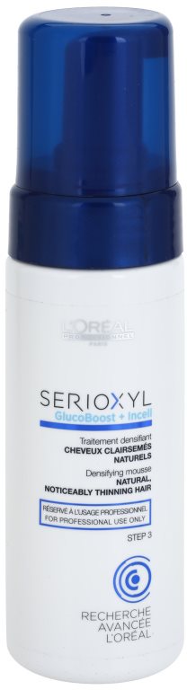 L’Oréal Professionnel Serioxyl GlucoBoost + Incell espuma para aumentar a densidade do cabelo