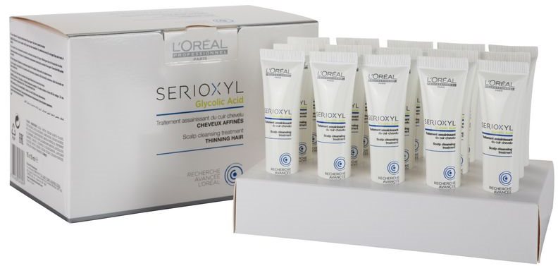 L’Oréal Professionnel Serioxyl Glycolic Acid tratament de curatare inainte de samponare pentru părului subtire si pentru scalp