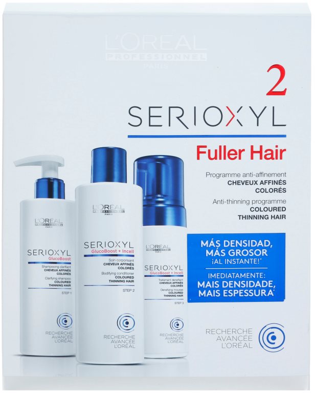 L’Oréal Professionnel Serioxyl GlucoBoost + Incell Cosmetic Set II.