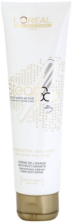 L’Oréal Professionnel Steampod Smoothing and Plumping Cream For Heat Hairstyling