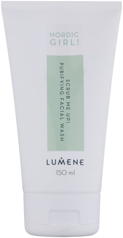 Lumene Nordic Girl! Scrub Me Up! peelingový čistiaci gél pre pleť s nedokonalosťami