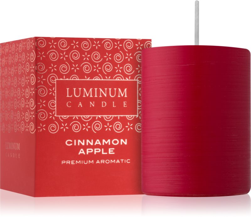 Luminum Candle Premium Aromatic Cinnamon Apple Geurkaars Medium (Ø 60 - 80 mm, 32 h)