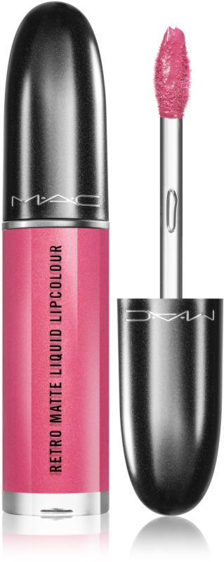 MAC Retro Matte Liquid Lipcolour матова помада з ефектом металік