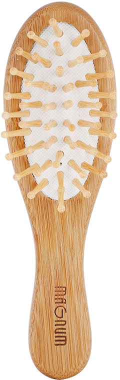 Magnum Natural cepillo para cabello de madera de bambú