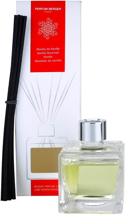 Maison Berger Paris Cube Scented Bouquet Vanilla Gourmet aroma difuzér s náplní 125 ml
