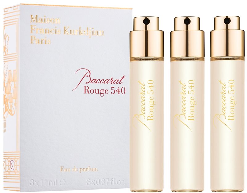 Maison Francis Kurkdjian Baccarat Rouge 540 Eau de Parfum Unisex 3 x 11 ml Navulling