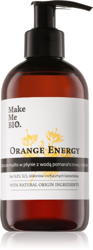 Make Me BIO Orange Energy Nourishing Liquid Soap With Pump