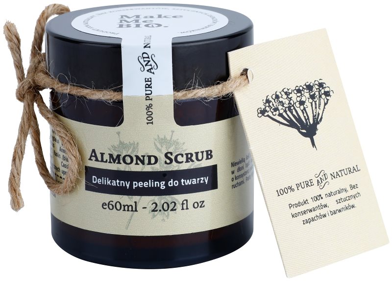 Make Me BIO Cleansing sanftes Peeling mit Mandeln für trockene bis empfindliche Haut