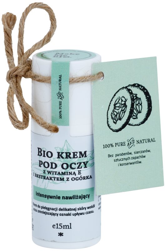Make Me BIO Face Care crema de ojos con vitamina E y extracto de pepino