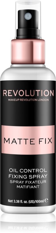 Makeup Revolution Pro Fix спрей для фіксації макіяжу з матуючим ефектом
