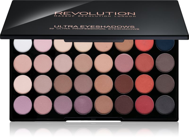 Makeup Revolution Flawless Matte 2 Eyeshadow Palette with Mirror