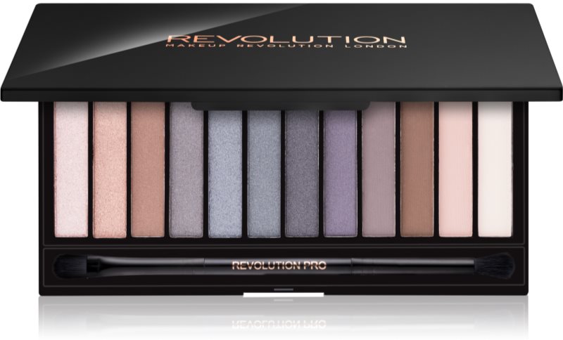 Makeup Revolution Iconic Smokey Eyeshadow Palette with Mirror and Applicator