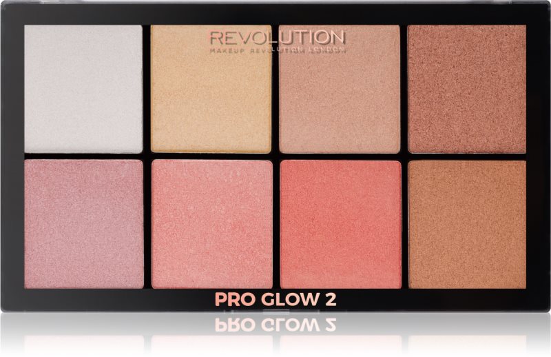 Makeup Revolution Pro Glow 2 paleta luminoasa