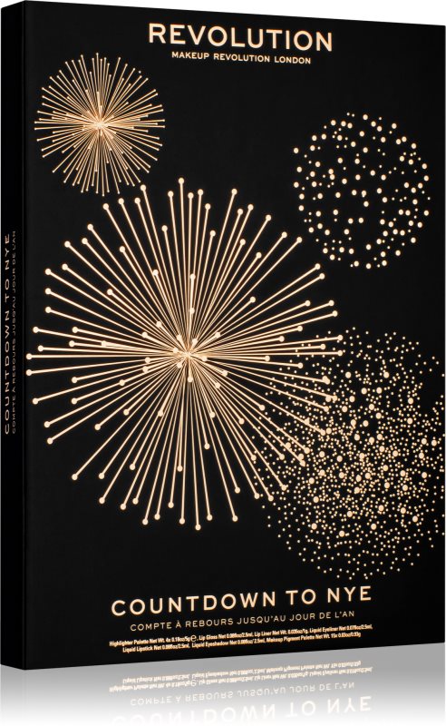 Makeup Revolution Countdown to NYE calendrier de compte à rebours avant le Nouvel An