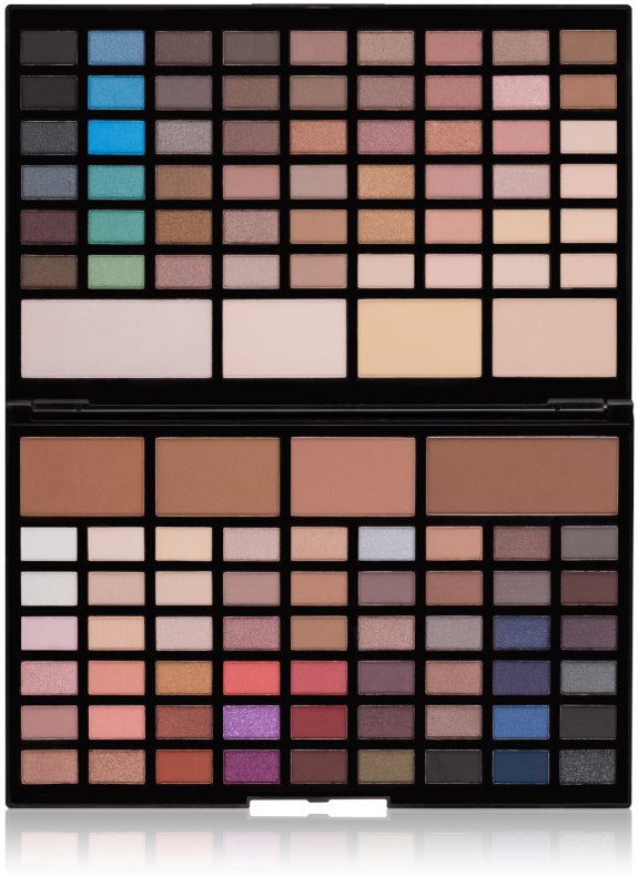Makeup Revolution Pro HD Eyes & Contour palette de fards à paupières et poudres pour le contouring avec highlighter