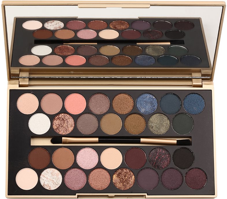 Makeup Revolution Fortune Favours the Brave Oogschaduw Palette met Spiegeltje en Applicator