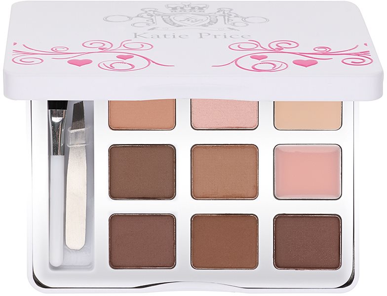 Makeup Revolution Katie Price paleta pentru machiaj sprancene