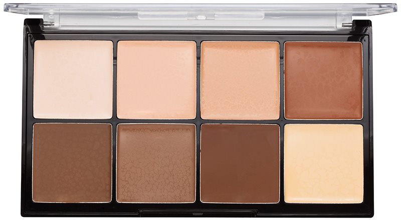 Makeup Revolution Ultra Pro HD Light Medium Paletă cremă pentru conturul feței