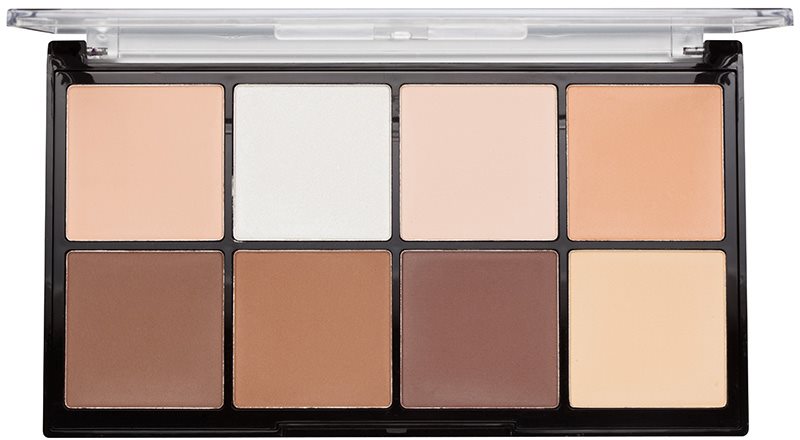 Makeup Revolution Ultra Pro HD Light Medium Paletă pudră pentru conturul feței
