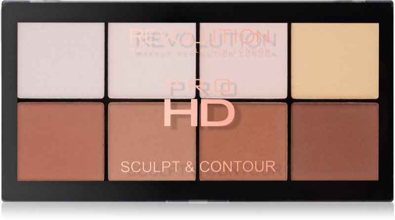 Makeup Revolution Pro HD Sculpt & Contour paleta pentru contur facial