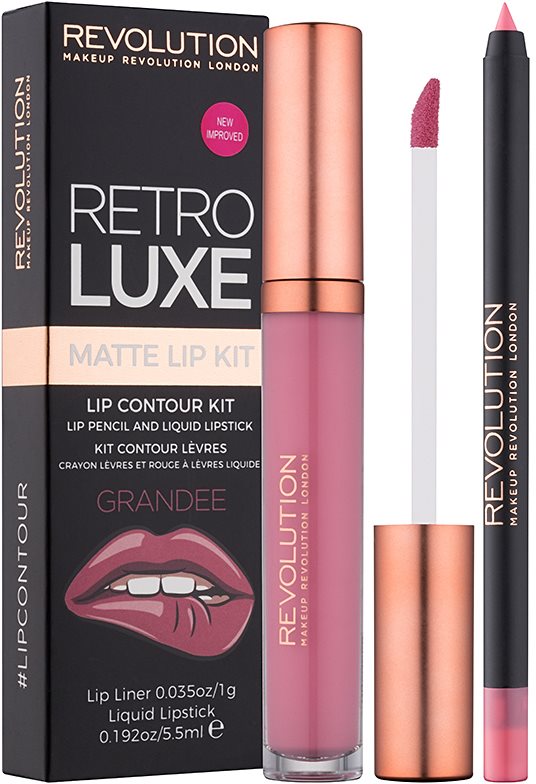 Makeup Revolution Retro Luxe matná sada na pery
