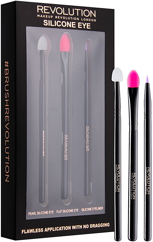 Makeup Revolution Silicone Eye set perii de silicon pentru ochi