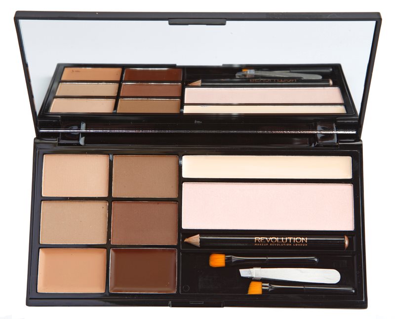 Makeup Revolution Ultra Brow paleta pentru machiaj sprancene