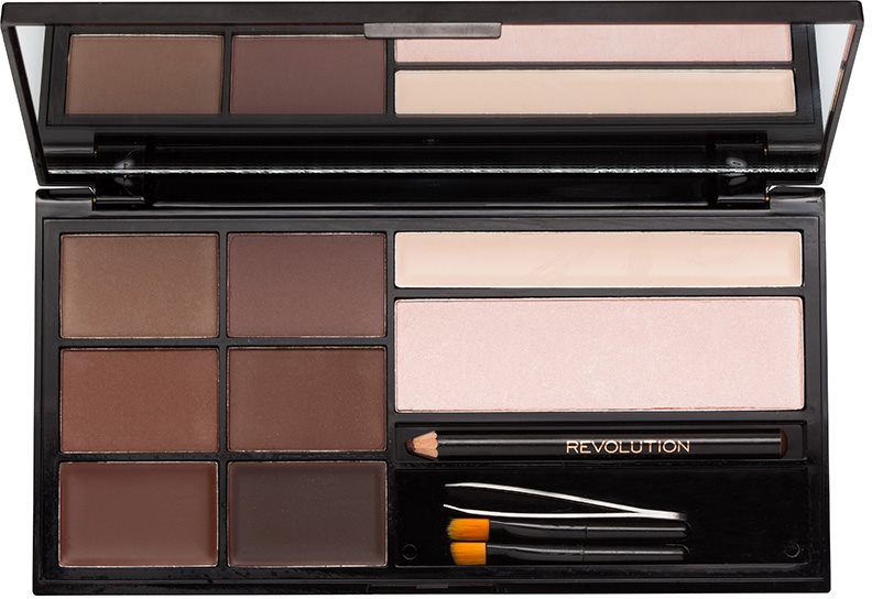 Makeup Revolution Ultra Brow paleta pentru machiaj sprancene