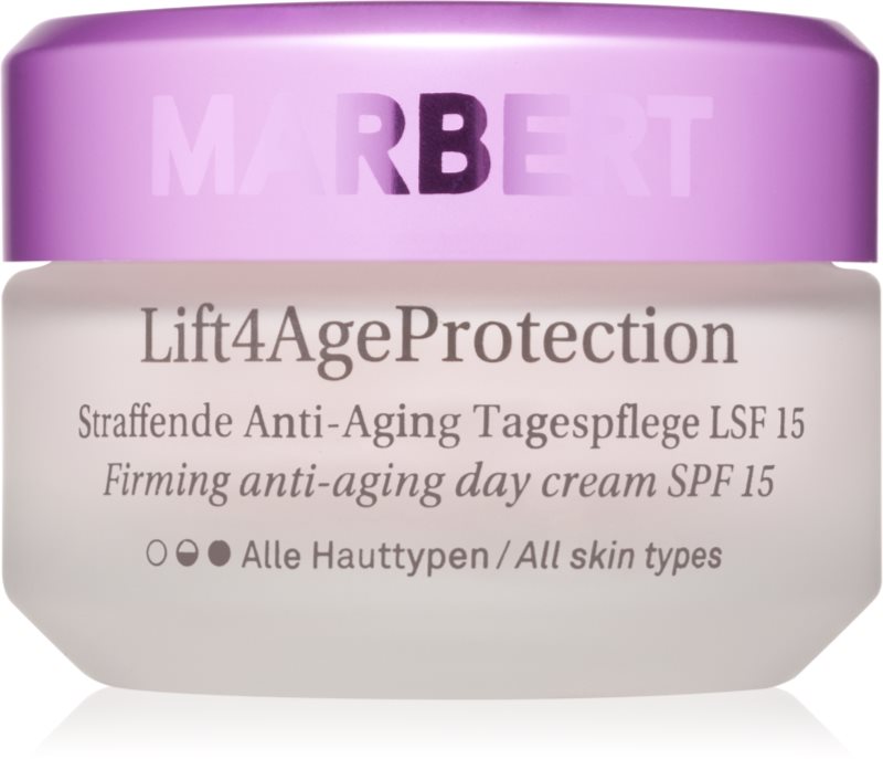 Marbert Anti-Aging Care Lift4AgeProtection creme de dia reafirmante e antirrugas SPF 15
