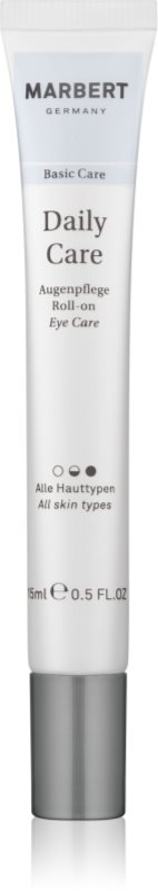 Marbert Basic Care Daily Care roll-on de olhos antirrugas, anti-olheiras, anti-inchaços