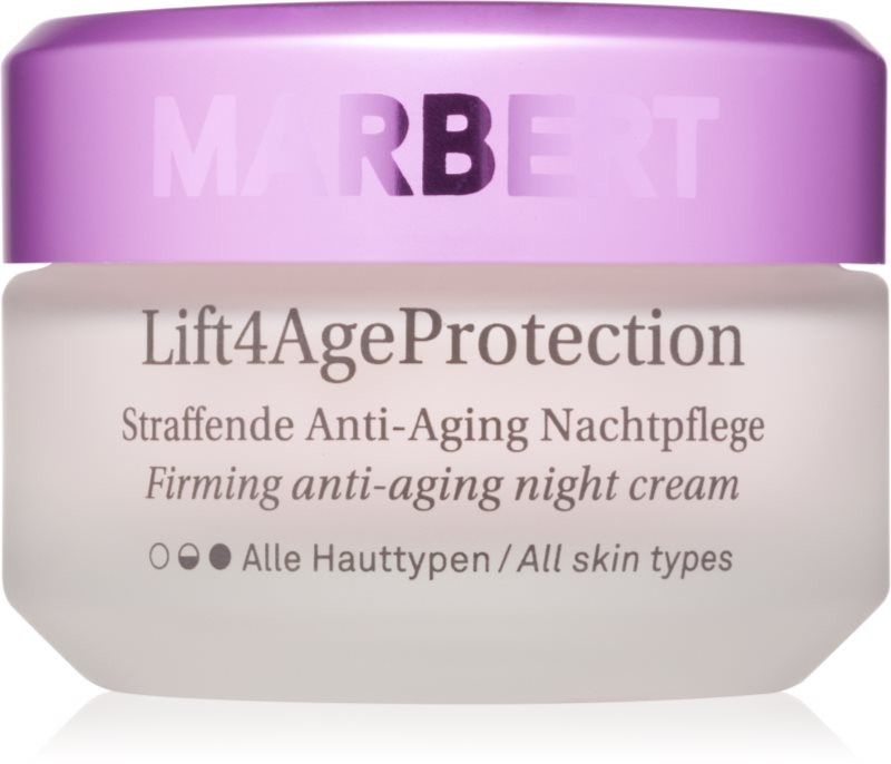Marbert Anti-Aging Care Lift4AgeProtection zpevňující noční krém proti vráskám