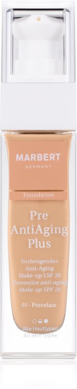 Marbert PreAntiAgingPlus puder protiv starenja kože SPF 20