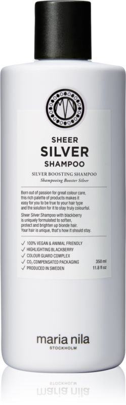 Maria Nila Sheer Silver šampon neutralizující žluté tóny