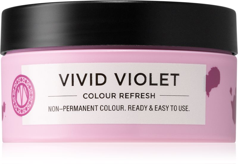 Maria Nila Colour Refresh Vivid Violet Sanfte nährende Maske ohne permanente Farbpigmente