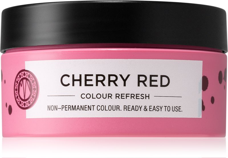Maria Nila Colour Refresh Cherry Red jemná vyživujúca maska bez permanentných farebných pigmentov