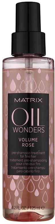 Matrix Oil Wonders Volume Rose tratament pre-sampon pentru par fin