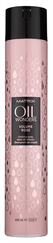 Matrix Oil Wonders Volume Rose lak na vlasy pro objem