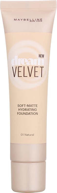 Maybelline Dream Velvet selymes make-up matt hatással