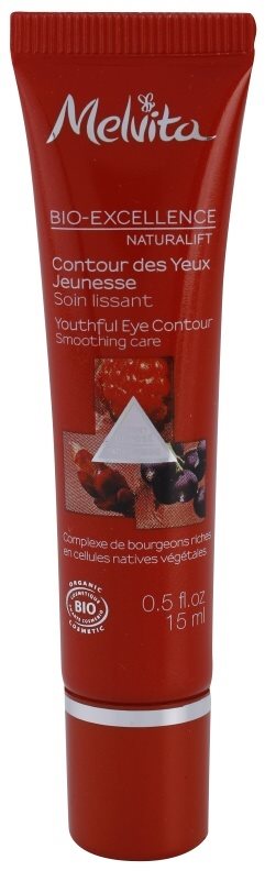 Melvita Bio-Excellence Naturalift creme de olhos rejuvenescedor com efeito alisador