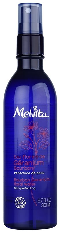 Melvita Eaux Florales Géranium Bourbon pleťová voda ve spreji pro perfektní pleť